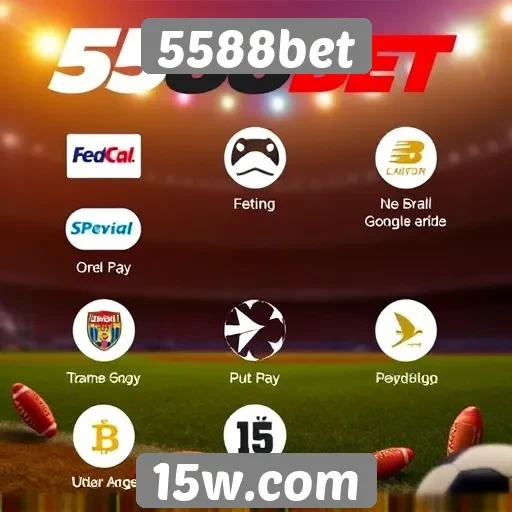 Métodos de pagamento suportados pelo 5588bet